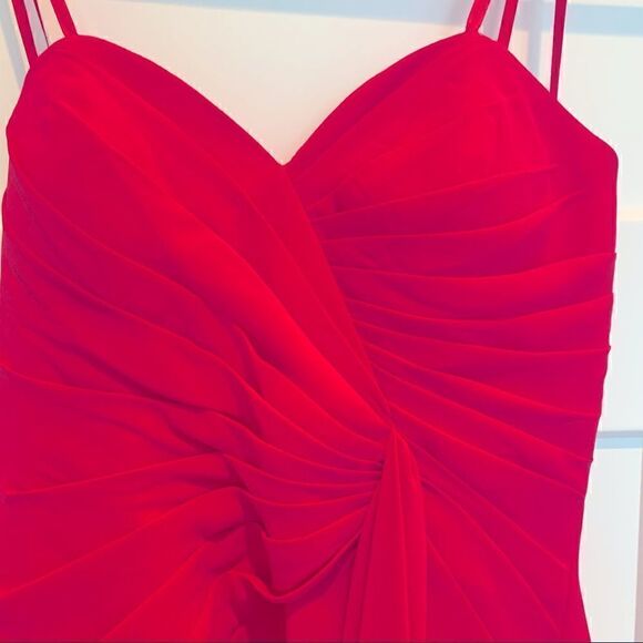 Faviana Couture Hot Pink Strapless Dress Women’s Size 8 NWT - Picture 5 of 11